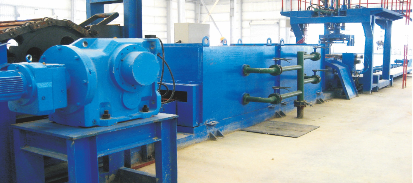 鋁合金錠連續(xù)鑄造機組(圖2) 鋁合金錠連續(xù)鑄造機組(圖2)